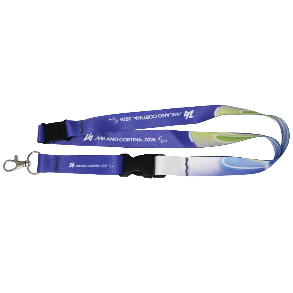 PORTAPASS NASTRO SEPARABILE 20 MM PARALYMPIC LOOK MULTICOLOR SU FONDO BL