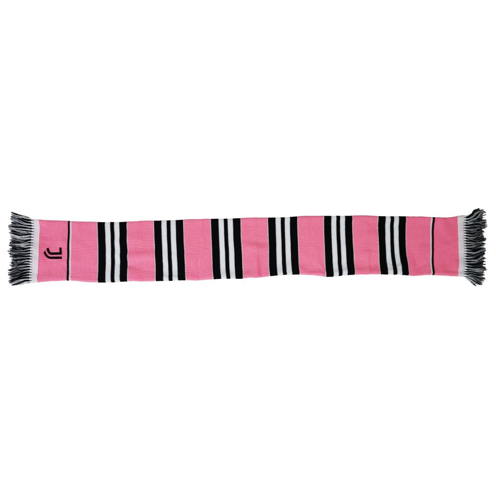 SCIARPA TUBOLARE A RIGHE 3 COLORI CON ROSA JUVENTUS