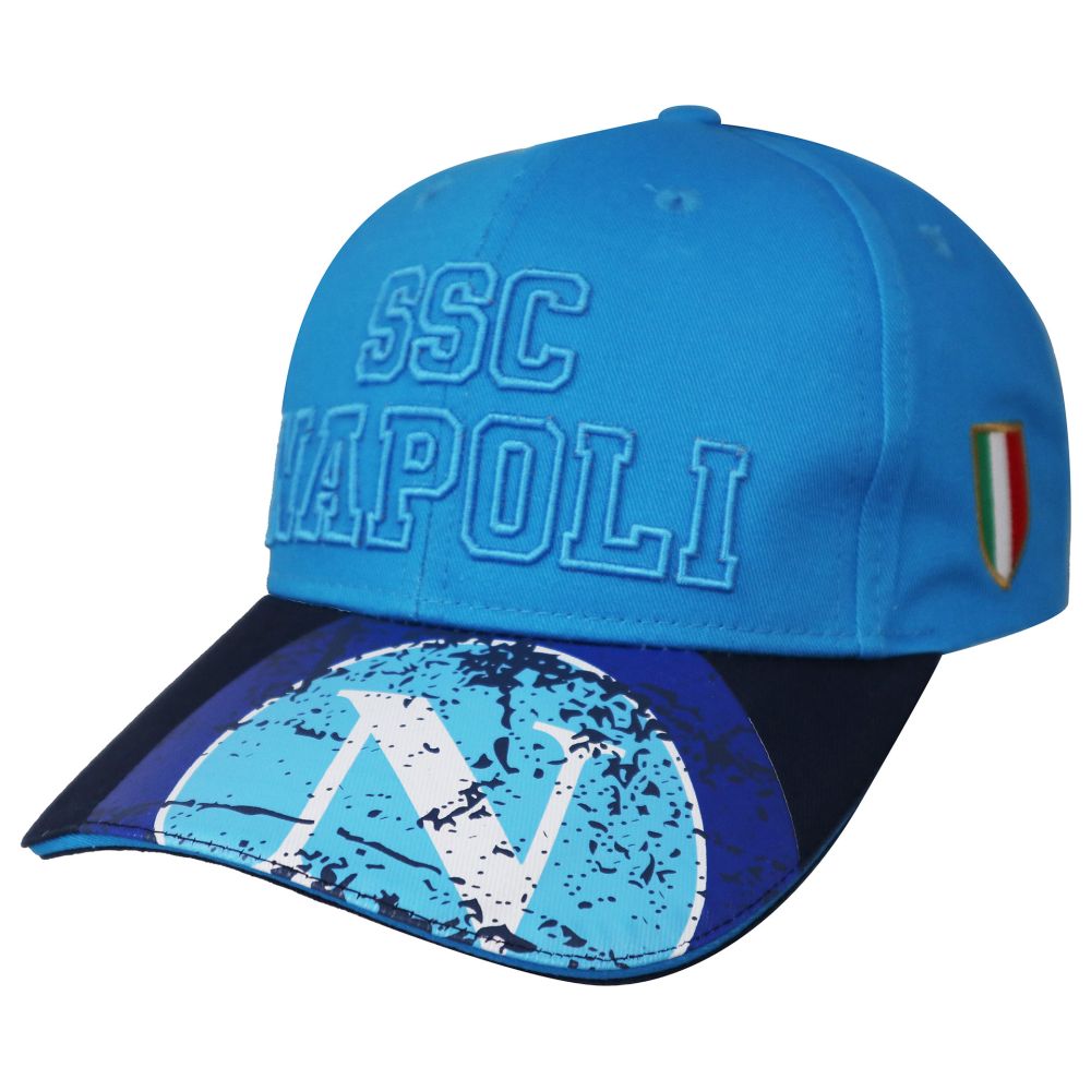 CAPPELLINO COTONE BASEBALL NAPOLI AZZURRO