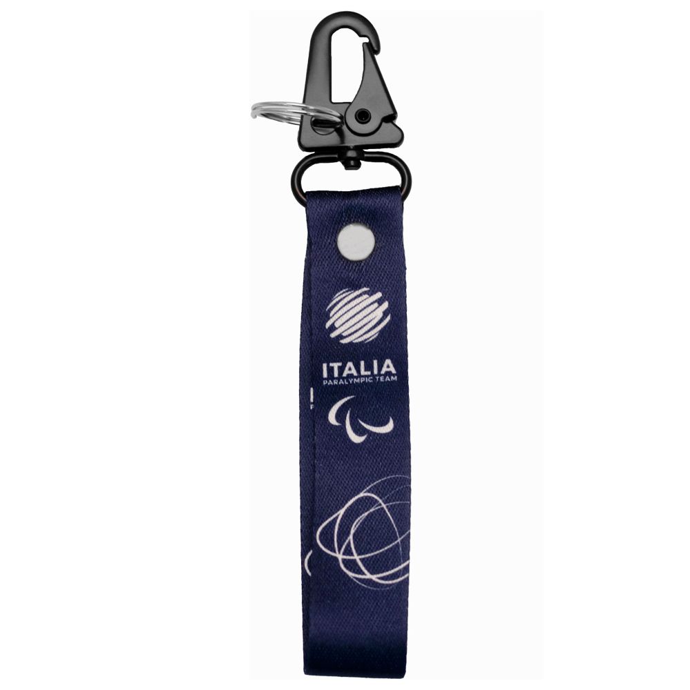 PORTACHIAVI JACQUARD MOSCHETTONE PARALYMPIC+ITALIA PARALYMPIC TEAM EMBLE