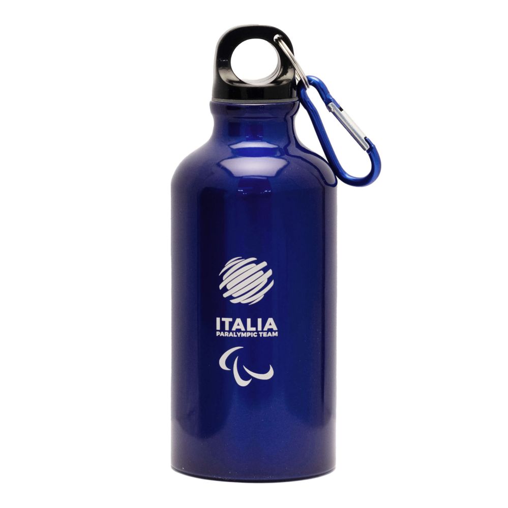 BORRACCIA ACCIAIO BLU 400 ML MOSCHETTONE - Italia Paralympic Team