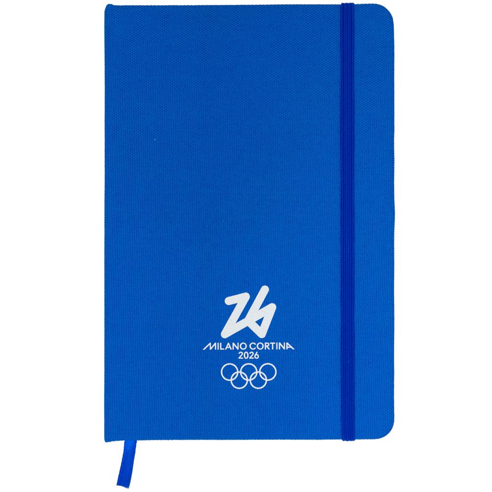TACCUINO A5 BLU IN PU - Olimpiadi Milano Cortina 2026