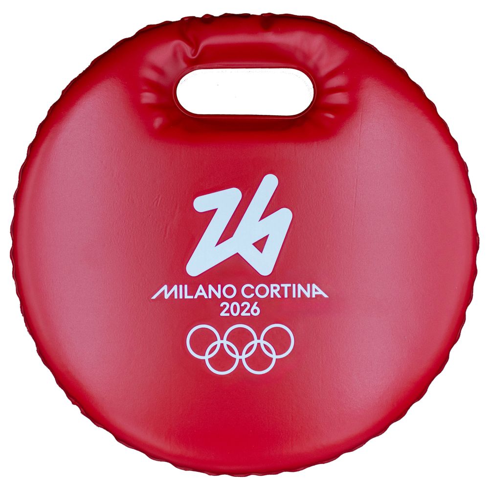 CUSCINO DA NEVE IMPERMEABILE IMBOTTITO BLU DIA 29CM OLYMPIC EMBLEMA MONO