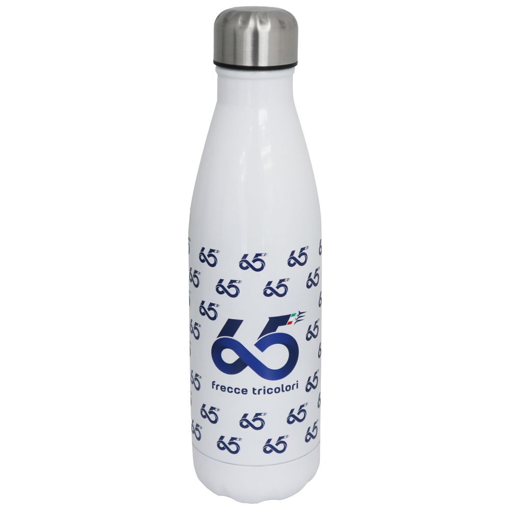 BORRACCIA BIANCA IN ACCIAIO INOX DOPPIA PARETE 500 ML