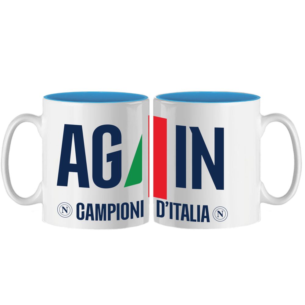 MUG CON INTERNO CELESTE AG4IN CAMPIONI D'ITALIA