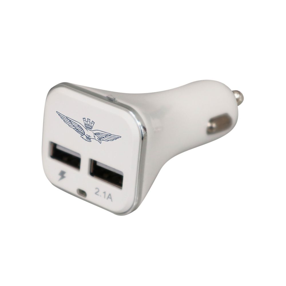 CARICATORE AUTO CON 2 PORTE USB