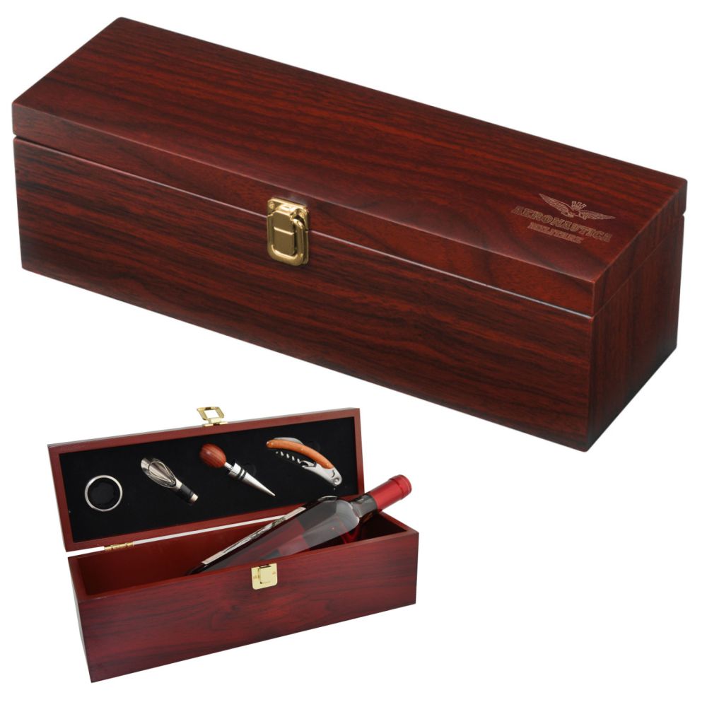 APRIBOTTIGLIE CON SET VINO BORDEAUX PER 1 BOTTIGLIA (NON INCLUSA) A.M.