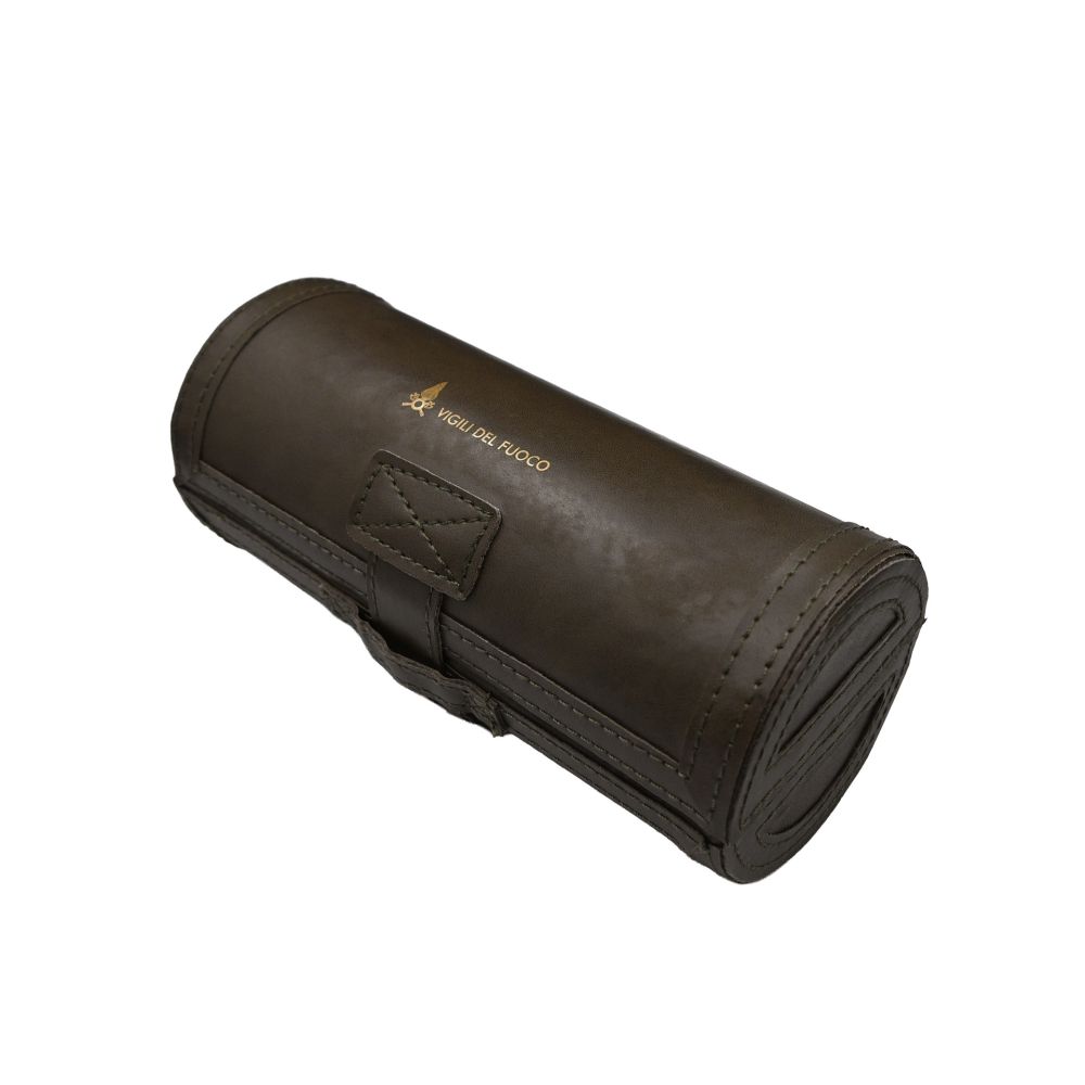 SET PULISCI SCARPE MARRONE VIGILI DEL FUOCO 5 PEZZI IN ASTUCCIO CILINDRI