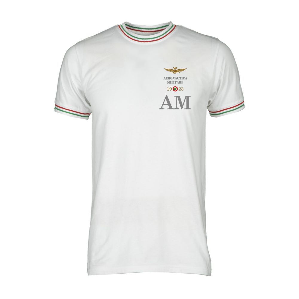 T-SHIRT BORDI TRICOLORE BIANCA TG.XL