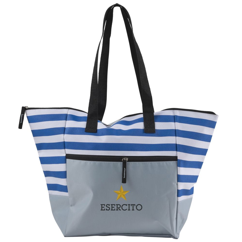 BORSA DA MARE RIGHE 31X12,7X36 CM