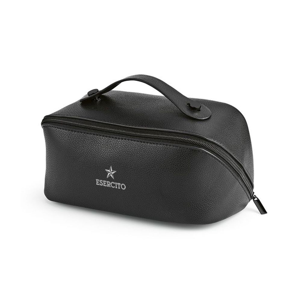 BORSA DA TOILETTE IN PELLE RICICLATA