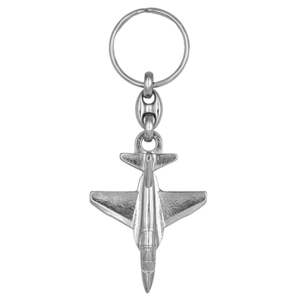 PORTACHIAVI 3D IN METALLO NICHELATO AEREO T-346A AERONAUTICA MILITARE