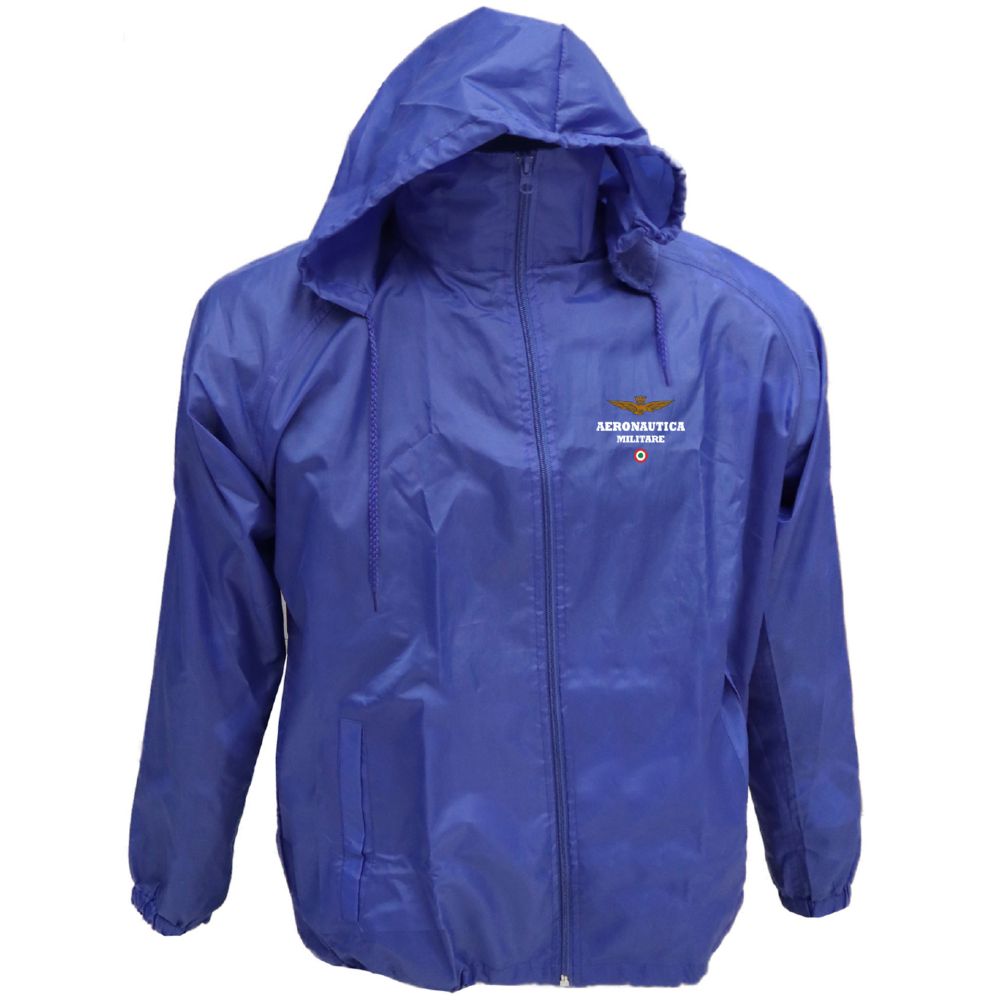 GIUBBINO ANTIVENTO CON LOGO STAMPATO, TG.S AERONAUTICA MILITARE