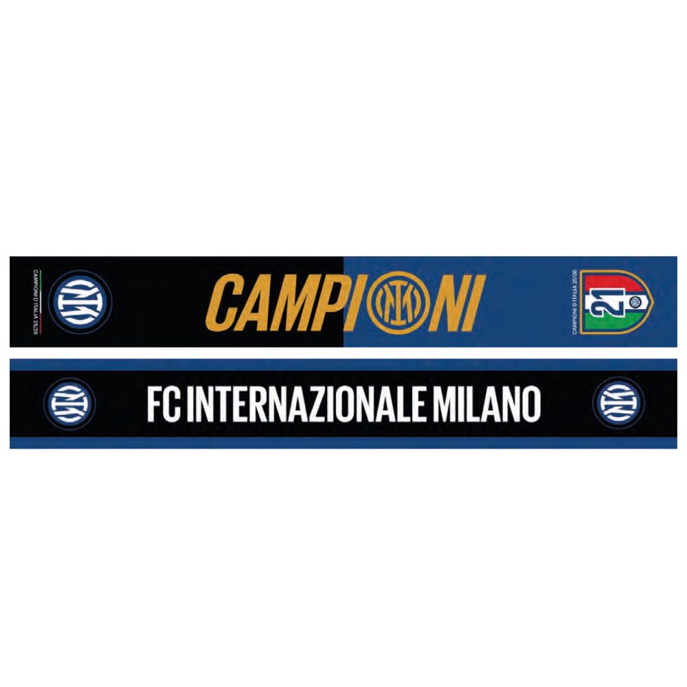 SCIARPA IN RASO DI POLIESTERE CAMPIONI D'ITALIA 25/26