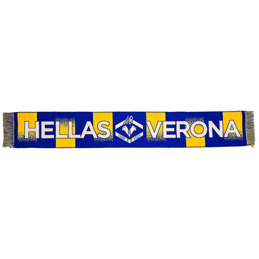 SCIARPA JACQUARD GIALLA HELLAS VERONA