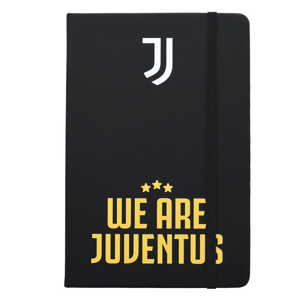 TACCUINO GRANDE COLORE NERO 21,5X13 CM JUVENTUS