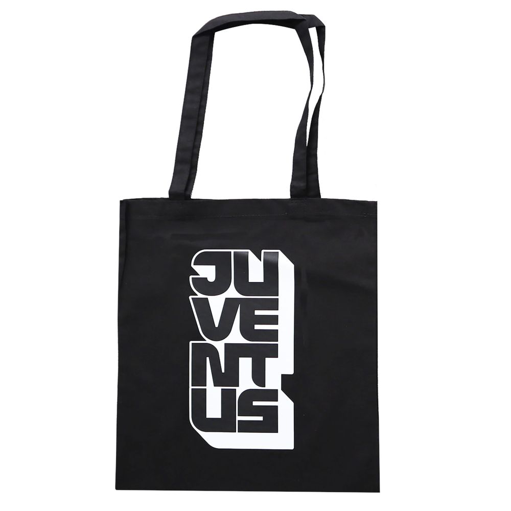 SHOPPER IN COTONE COLORE NATURALE 1897 JUVENTUS