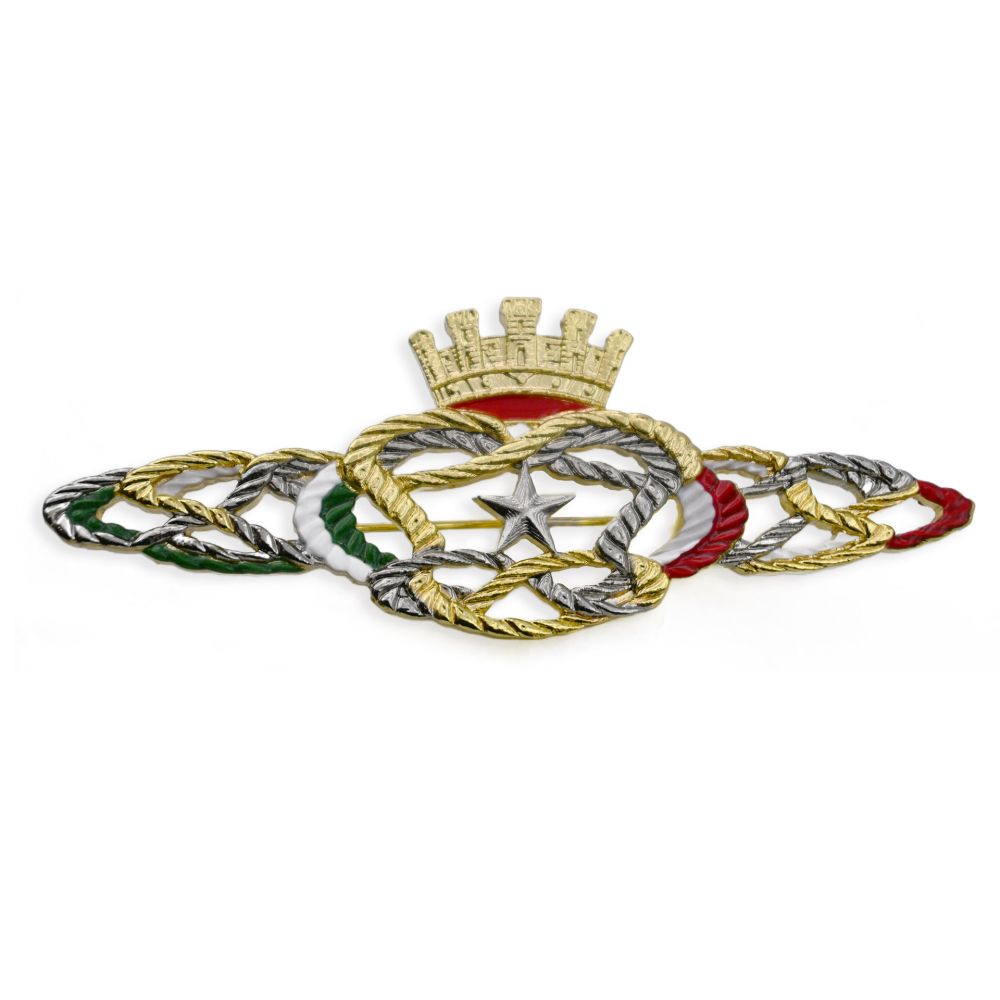 SPILLA DISTINTIVO D'ONORE PER IL PERSONALE IN CONGEDO 80X30 MM