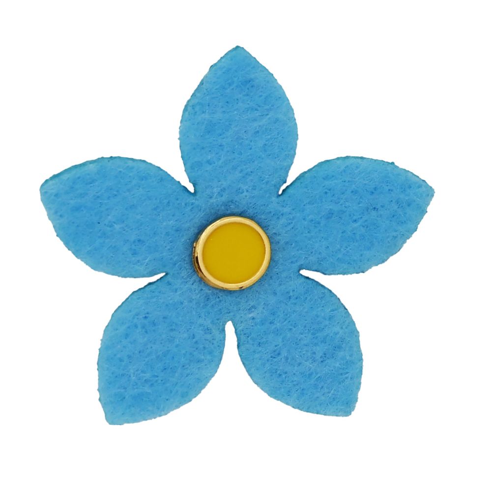 DISTINTIVO IN PANNO FIORE NON TI SCORDARE DI ME