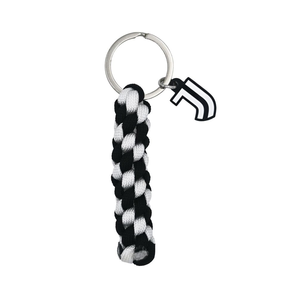 PORTACHIAVI IN CORDA CON CIONDOLO SMALTATO JUVENTUS PORTACHIAVI IN CORDA CON CIONDOLO SMALTATO JUVENTUS