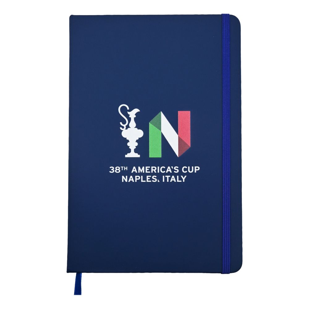 BLOCCO APPUNTI AMERICA'S CUP 38 BLU COPPA E N GRANDI 21X14