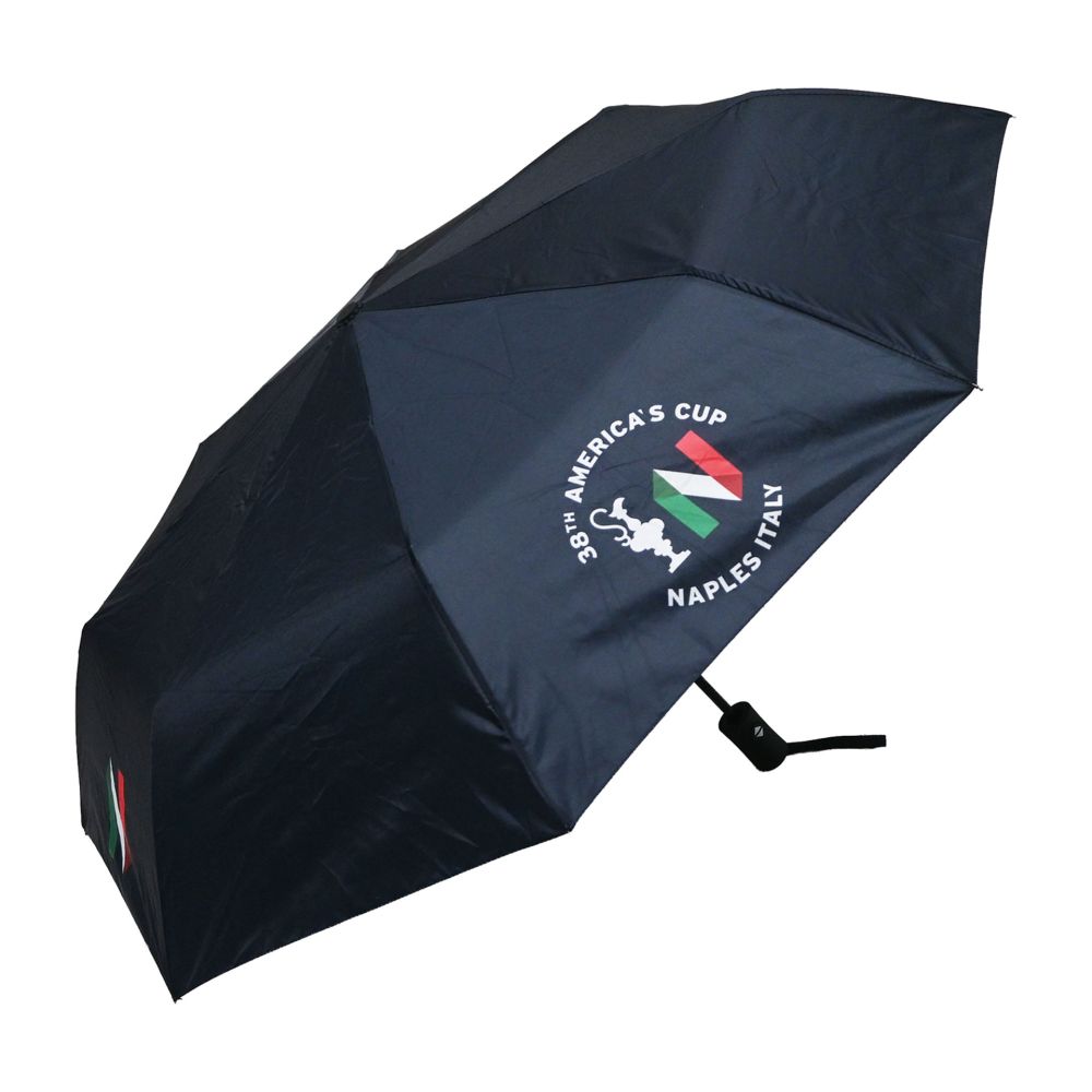 OMBRELLO AMERICA'S CUP 38 PICCOLO TASCABILE BLU COPPA N E SCRITTE