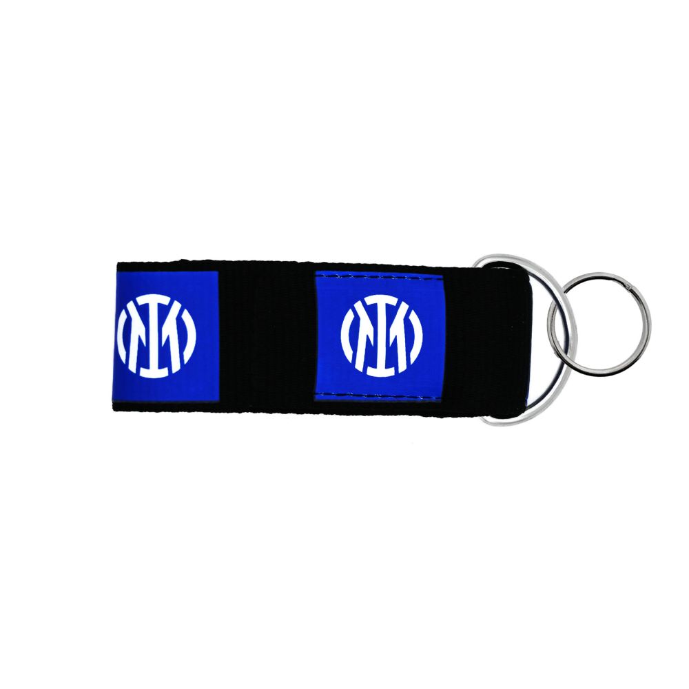 PORTACHIAVI A FASCIA DA POLSO REGOLABILE PER IMMERSIONI FC INTER PORTACHIAVI A FASCIA DA POLSO REGOLABILE PER IMMERSIONI FC INTER