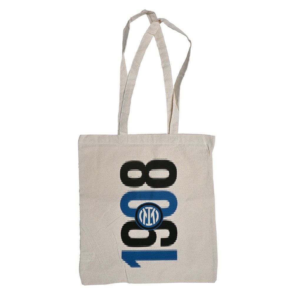 SHOPPER IN COTONE COLORE NATURALE FC INTER