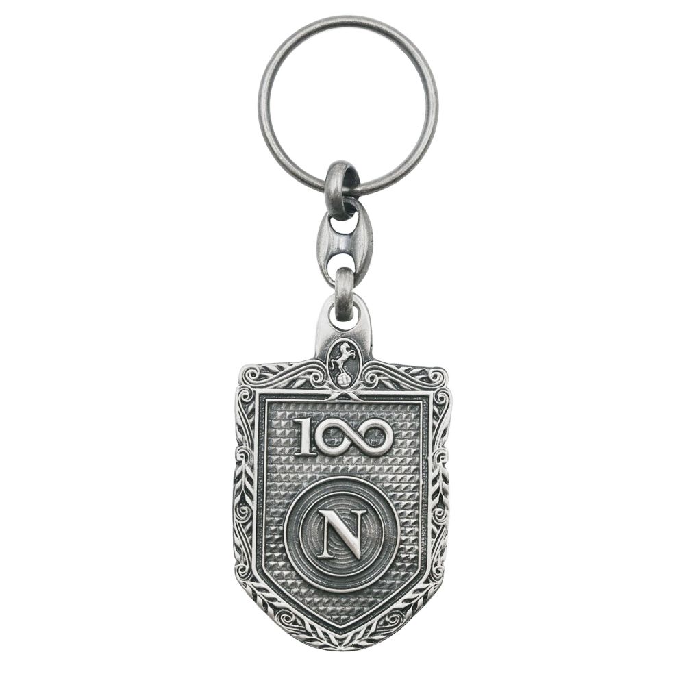 PORTACHIAVI IN METALLO ANTICHIZZATO 3D SCUDO NAPOLI CENTO PORTACHIAVI IN METALLO ANTICHIZZATO 3D SCUDO NAPOLI CENTO