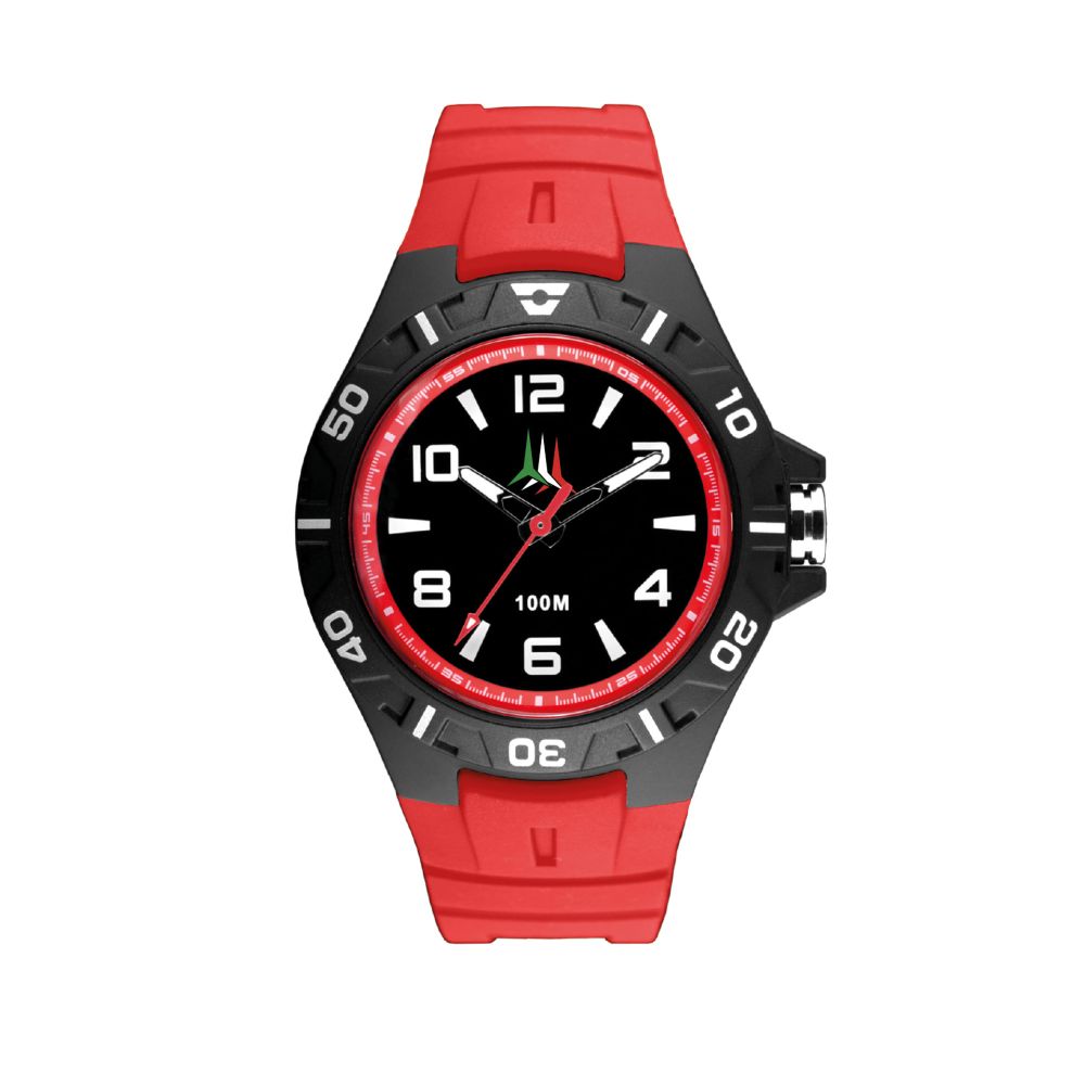 YANKEE OROLOGIO CON CASSA PLASTICA 43MM MOVIMENTO JAPAN Y121F CINT.ROSSO YANKEE OROLOGIO CON CASSA PLASTICA 43MM MOVIMENTO JAPAN Y121F CINT.ROSSO