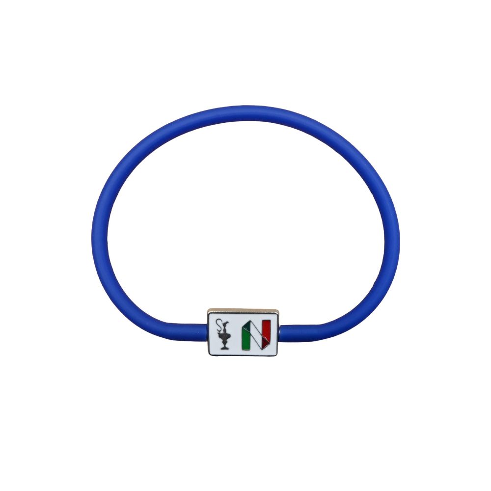 BRACCIALETTO AMERICA'S CUP 38 CON PIASTRA IN METALLO BLU COPPA E N