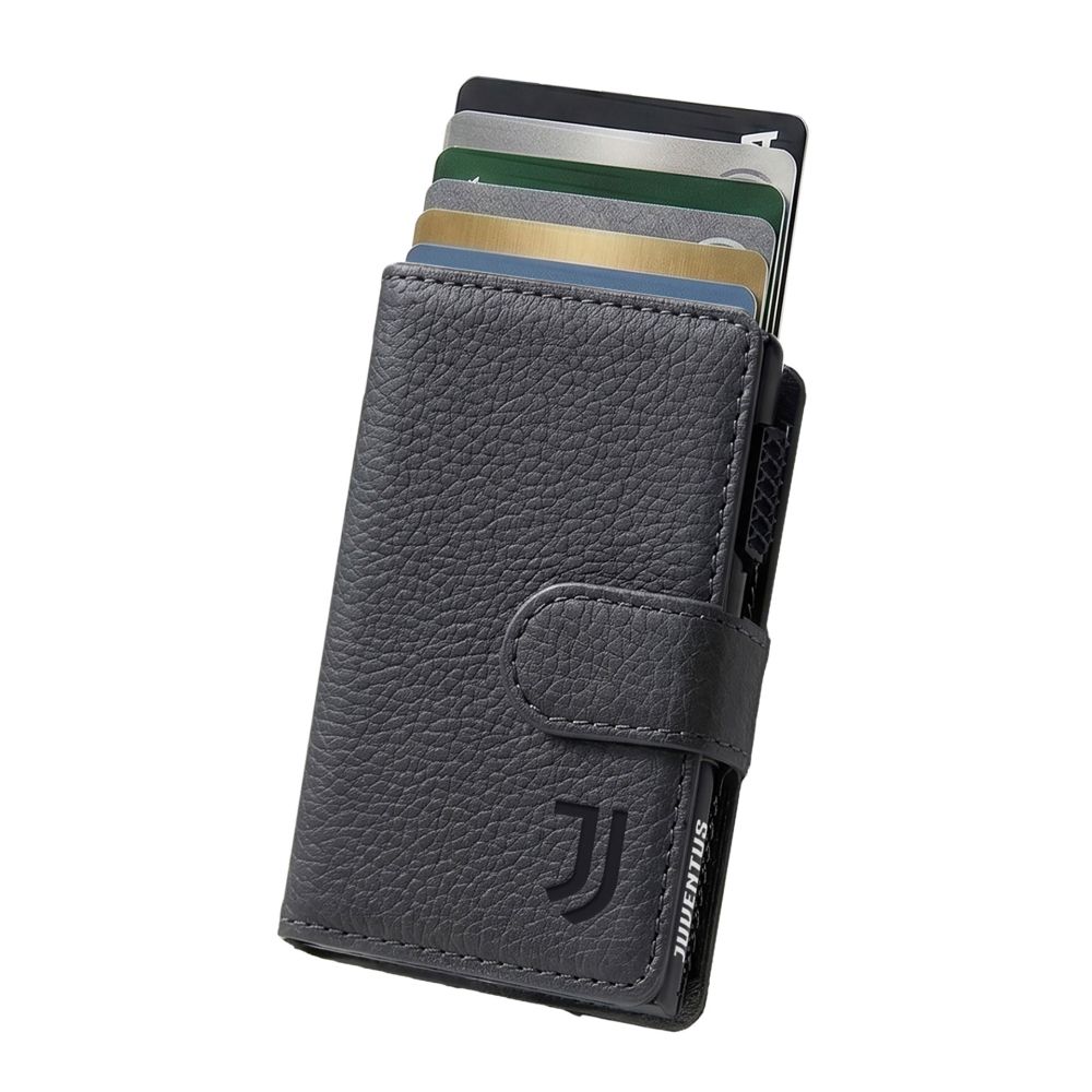 SMART WALLET SLIDE 7 CARTE CASE ALLUMINIO JUVE BLACK SMART WALLET SLIDE 7 CARTE CASE ALLUMINIO JUVE BLACK