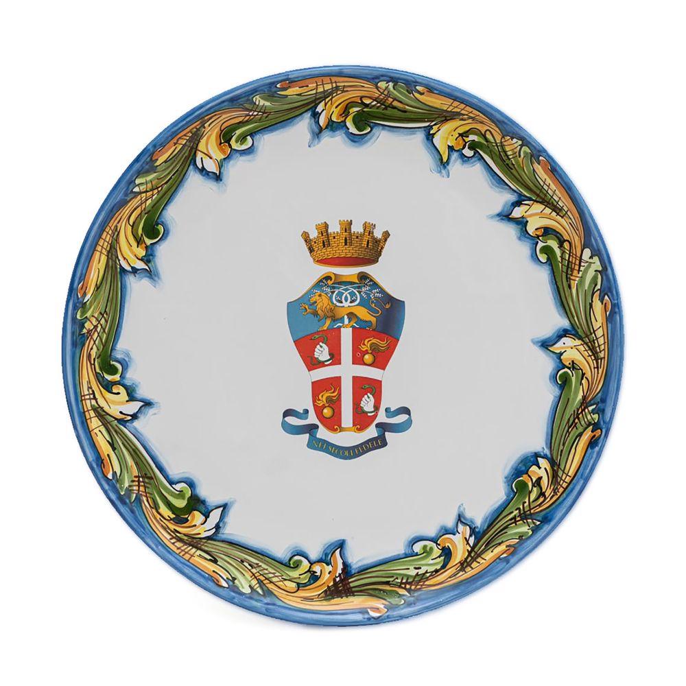 PIATTO IN CERAMICA DI CALTAGIRONE Ø 30 CM CARABINIERI