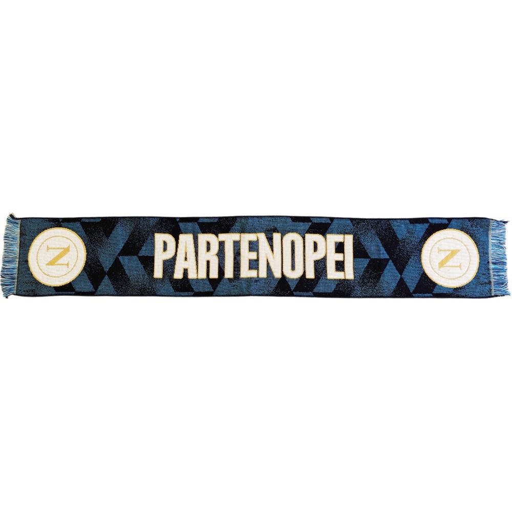SCIARPA JACQUARD BLU PARTENOPEI