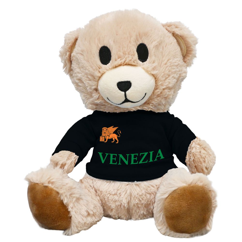 ORSETTO SEDUTO H 24 CM CON MAGLIETTA 10 VENEZIA