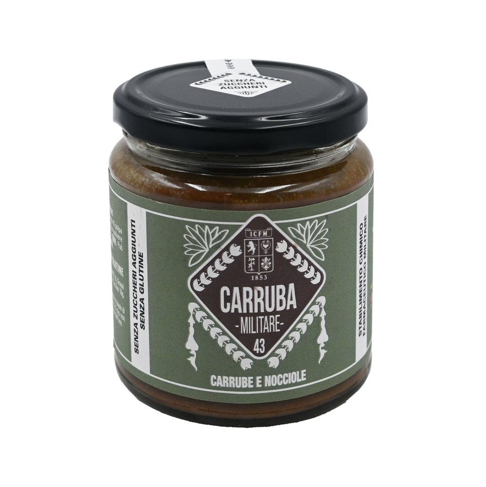 CREMA SPALMABILE CARRUBANTE CARRUBE E NOCCIOLE 300 GR CREMA SPALMABILE CARRUBANTE CARRUBE E NOCCIOLE 300 GR