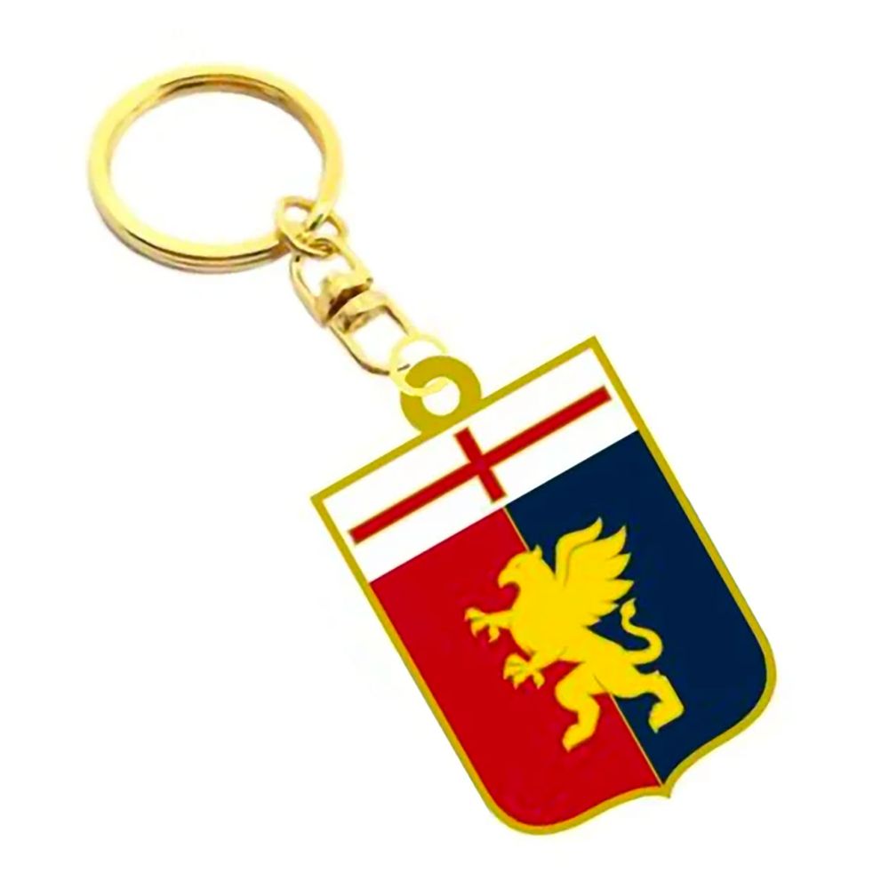 PORTACHIAVI MOD. STEMMA IN METALLO SMALTATO GENOA CFC