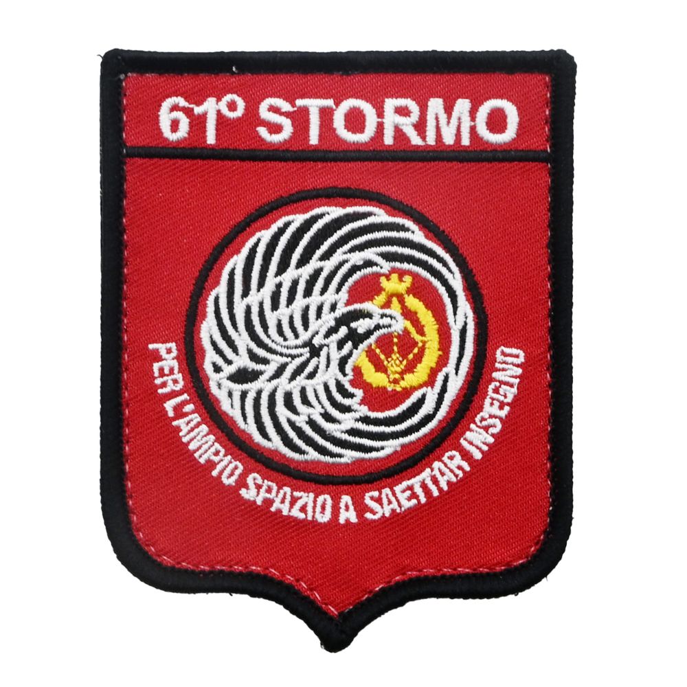 PATCH RICAMATA CON VELCRO 70X90MM 61 STORMO PATCH RICAMATA CON VELCRO 70X90MM 61 STORMO