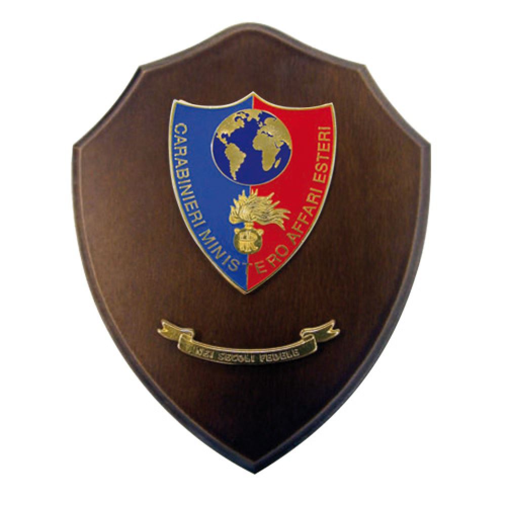 CREST MEDIO CARABINIERI MINISTERO AFFARI ESTERI MIS CM 15,5X12,5