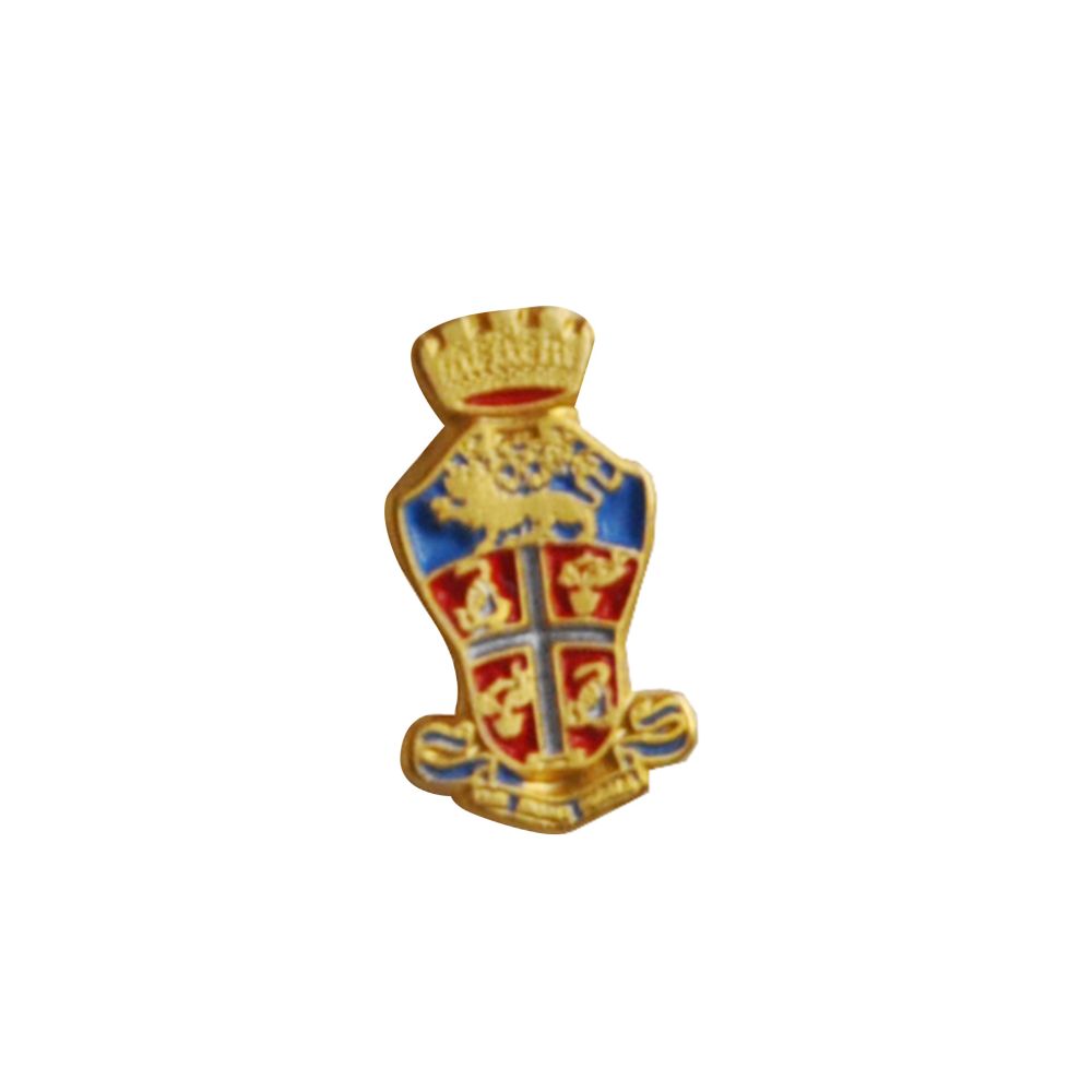 DISTINTIVO DORATO STEMMA ARALDICO SCONTORNATO CARABINIERI