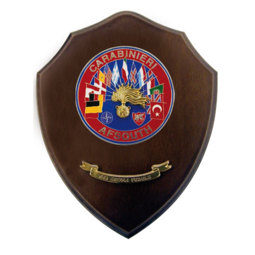 CREST MEDIO CARABINIERI AFSOUTH MIS CM 15,5X12,5