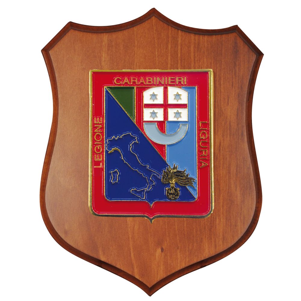 CREST CARABINIERI LEGIONE LIGURIA MIS CM 22,5X17,5