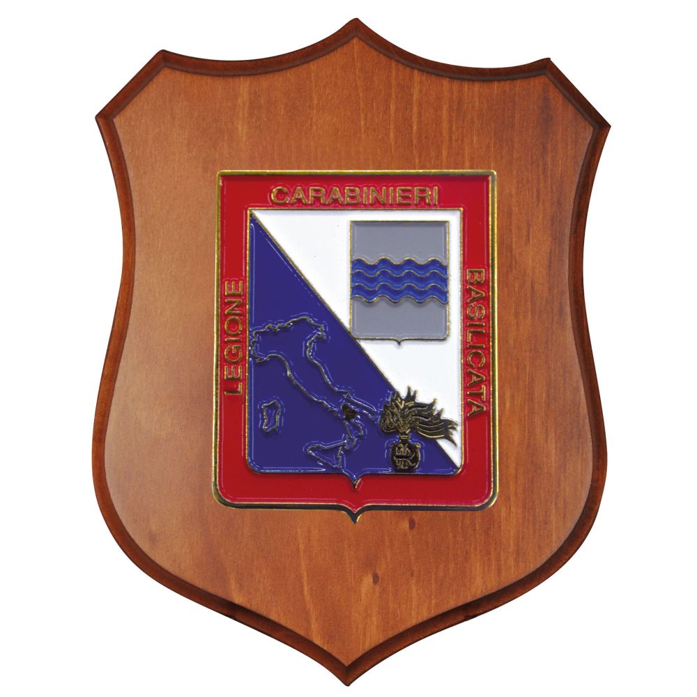 CREST CARABINIERI LEGIONE BASILICATA MIS CM 22,5X17,5