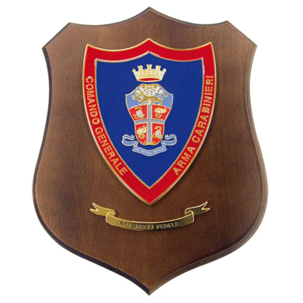 CREST COMANDO GENERALE ARMA CARABINIERI MIS CM 22,5X17,5