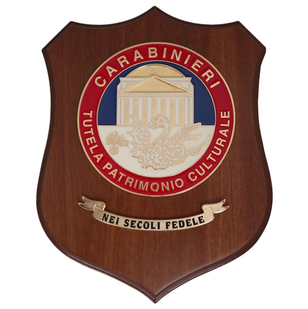 CREST CARABINIERI TUTELA PATRIMONIO ARTISTICO MIS CM 22,5X17,5