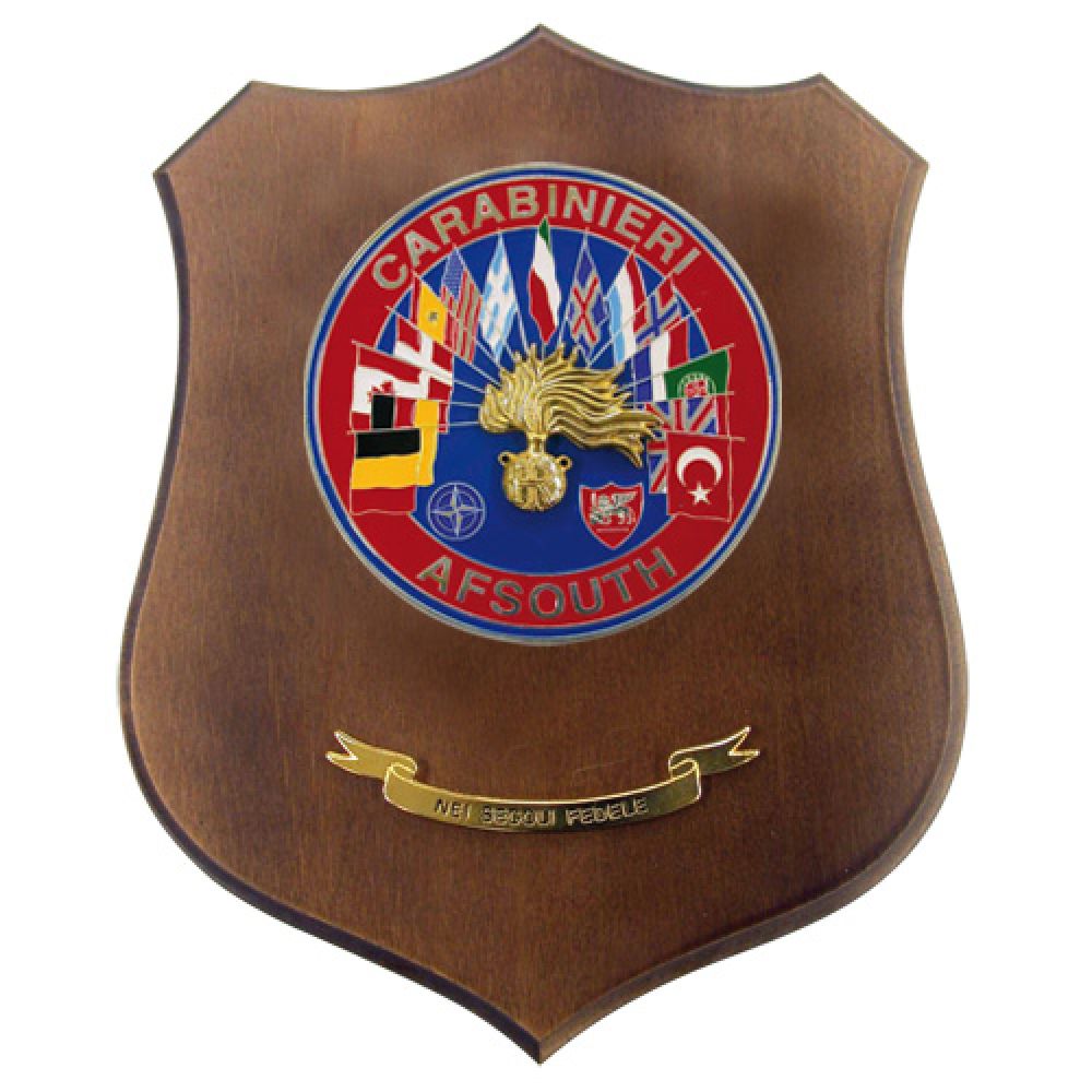 CREST CARABINIERI AFSOUTH MIS CM 22,5X17,5