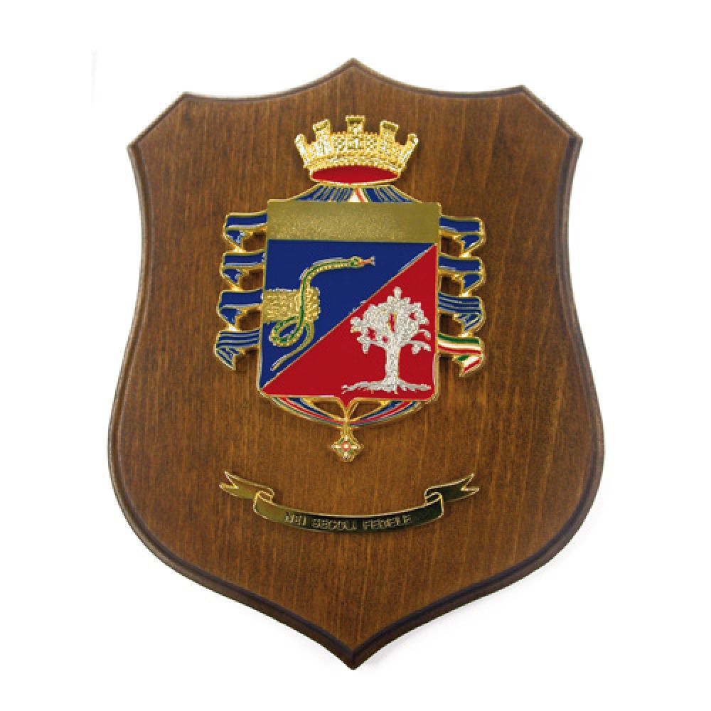 CREST VECCHIO STEMMA ARALDICO CARABINIERI MIS CM 22,5X17,5