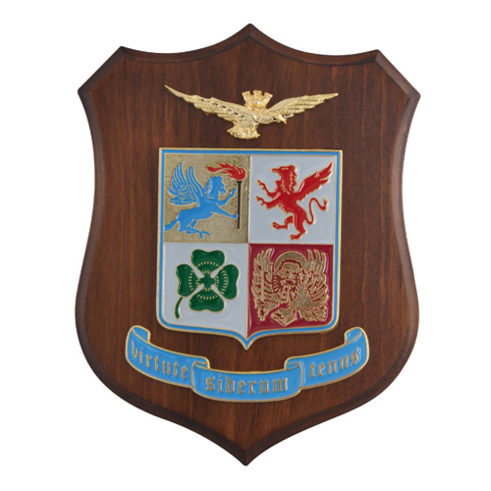 CREST ARALDICO CON STEMMA AERONAUTICA MILITARE 22 X 17 CM