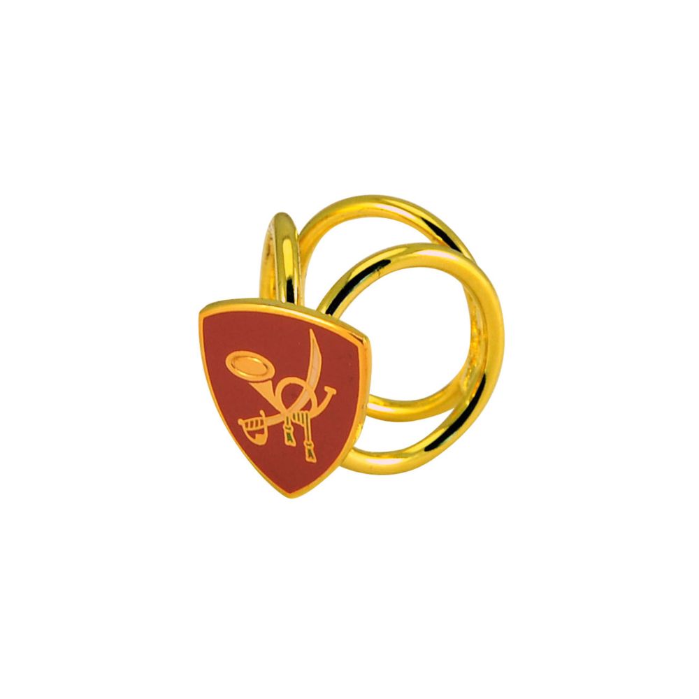 FERMAFOULARD SMALTO LEVIGATO BRIGATA BERSAGLIERI GARIBALDI E.I.