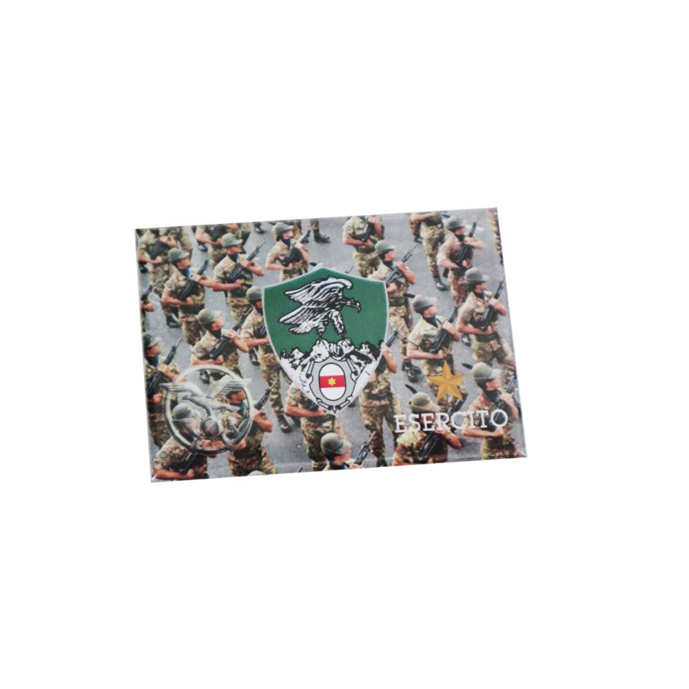 MAGNETE IN METALLO STAMPATO COMANDO TRUPPE ALPINE E.I.